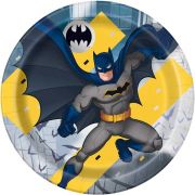 8pk 9in Batman Rogue Rage paper plates for superhero birthday party tableware