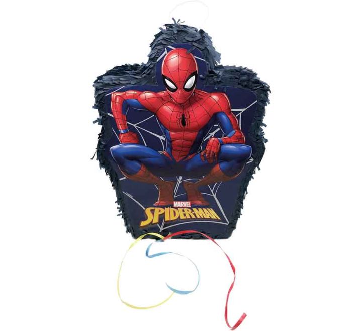 Spider-Man world of webs 3D paper piñata party decoration