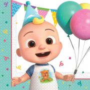 20 pack CoComelon birthday paper napkins for children's party tableware