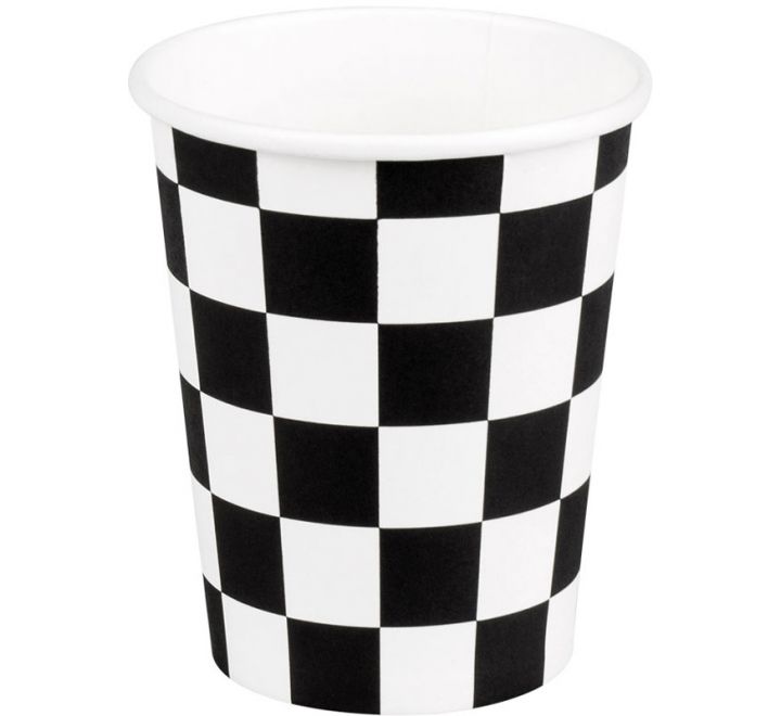 Chequered Flag Racing Paper Cups product photo