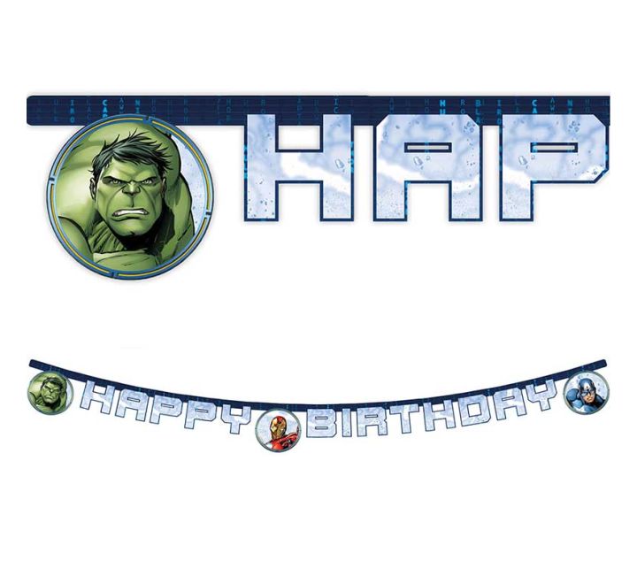 avengers infinity stones party banner decoration