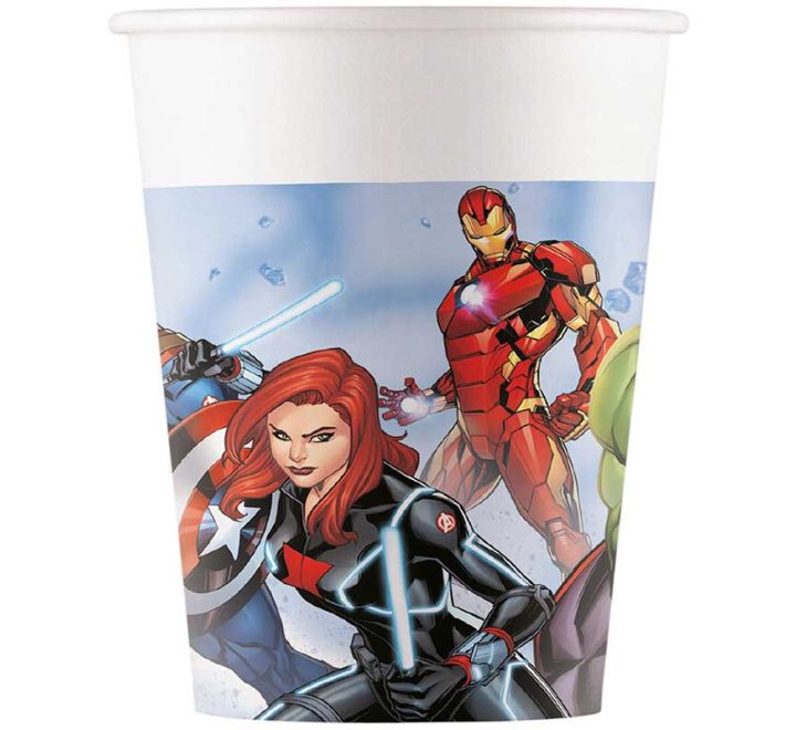 8 pack 200ml avengers infinity stones cups party tableware