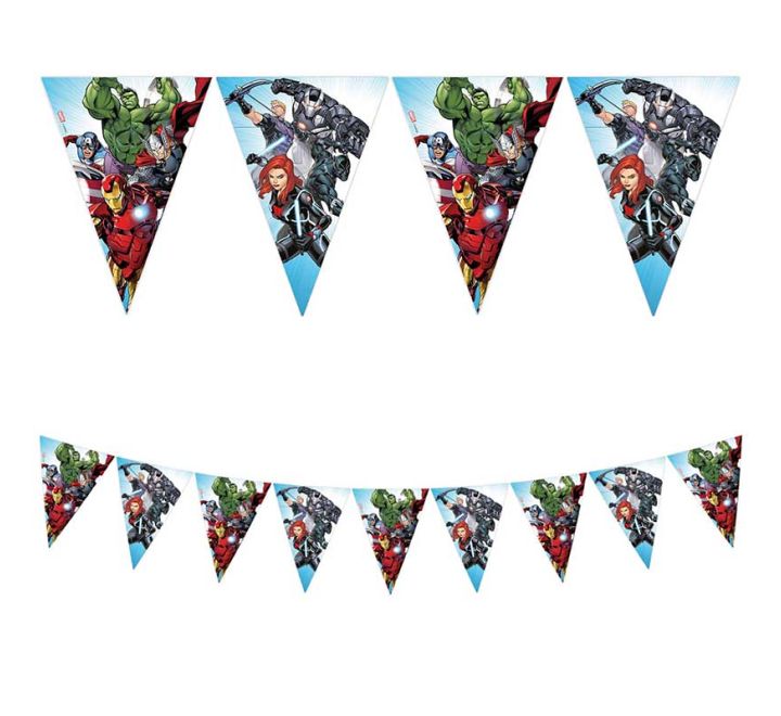 avengers infinity stones flag banner party decoration