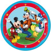 8pk 23cm Mickey Mouse Rock The House paper plates for Disney birthday party