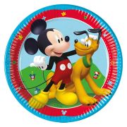 8pk 20cm Mickey Mouse Rock The House paper plates for Disney birthday party