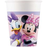 8pk 200ml Minnie Mouse Junior paper cups for Disney birthday party