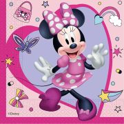 20pk Minnie Mouse Junior 2-ply paper napkins for Disney birthday party