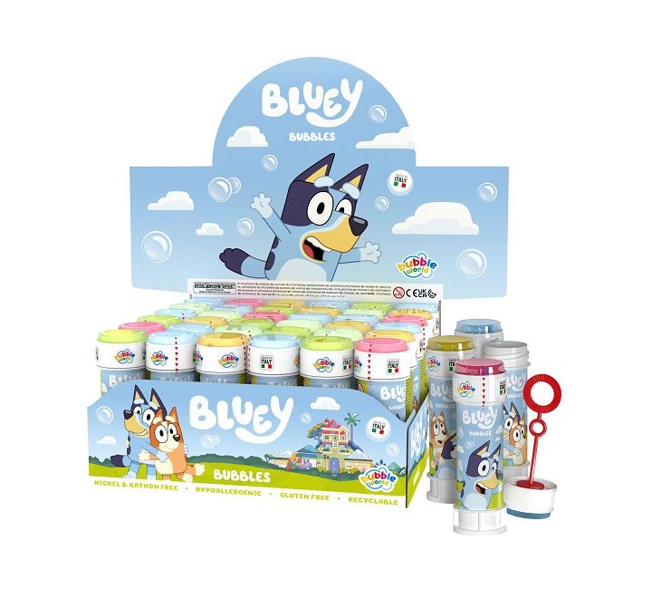 60ml Bluey bubble tub with bubble wand