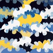 16pk Batman Rogue Rage paper napkins for superhero birthday party tableware