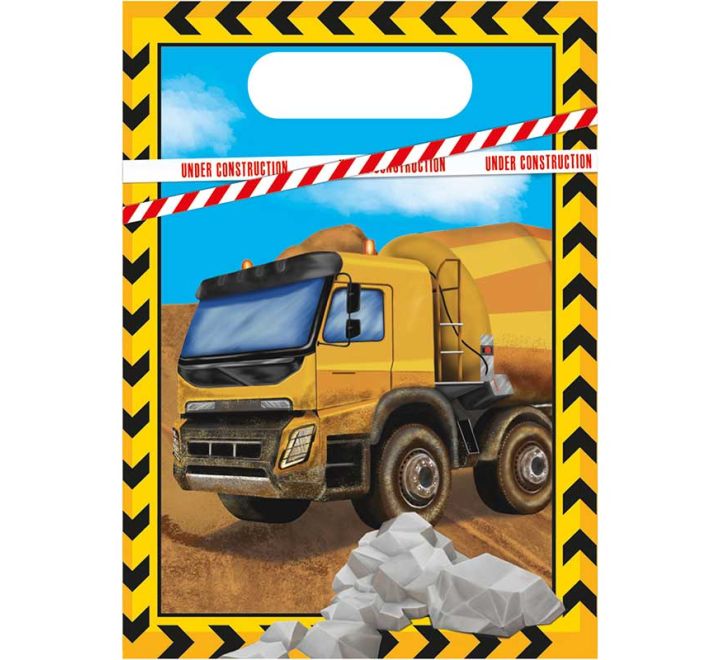 Construction Plastic Party Bags product photo