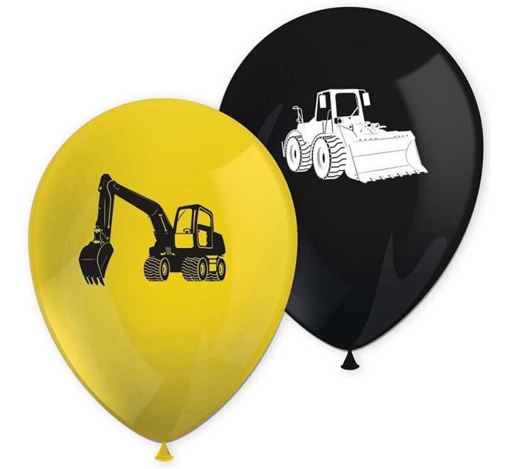Construction Printed Latex Balloons product photo