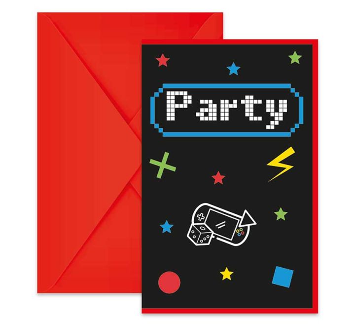 Gaming Party Invitations product photo
