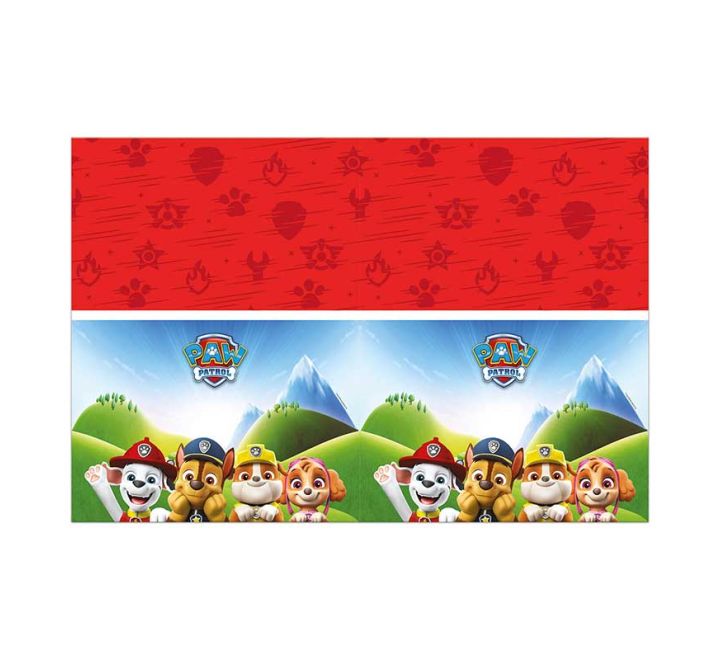 paw patrol rescue heroes plastic party tablecover kids birthday decoration
