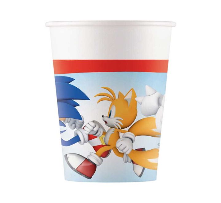 8 pack 200ml sonic paper cups party tableware