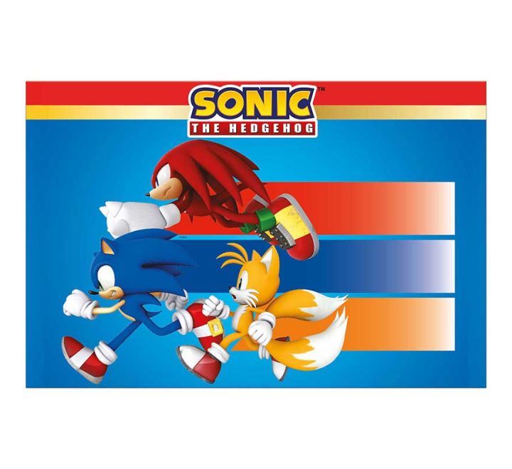 sonic plastic tablecover party decoration