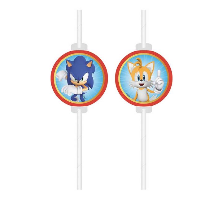 4 pack sonic paper drinking straws party tableware