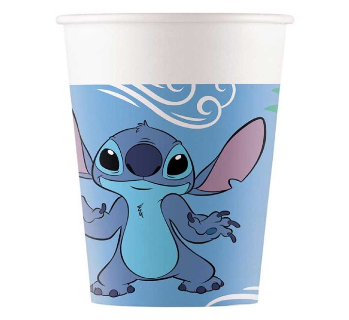 8 pack 200ml stitch paper cups kids party tableware