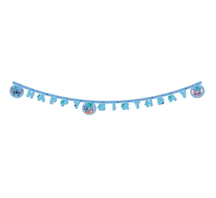 stitch paper happy birthday banner party decoration