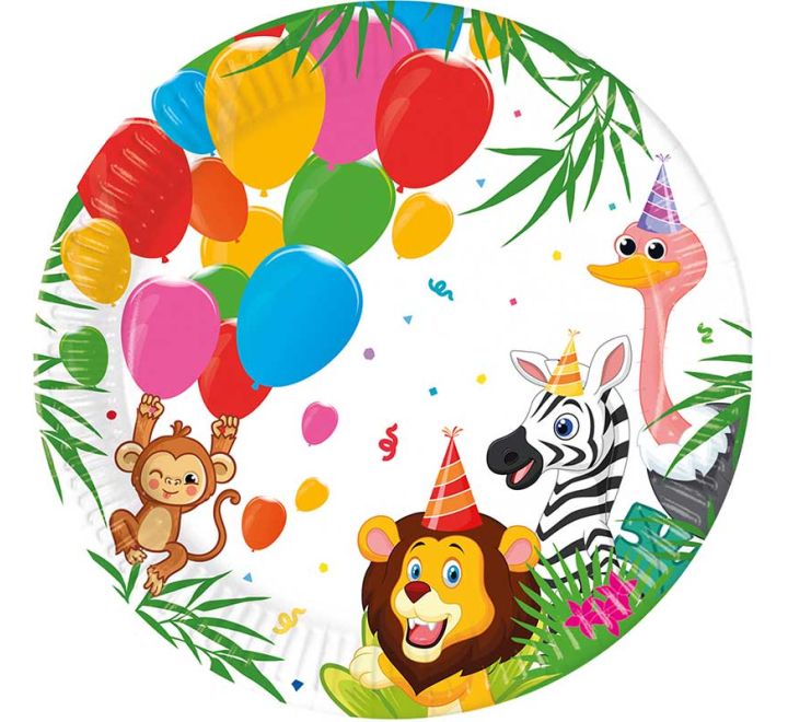 Jungle Animals Paper Plates product photo