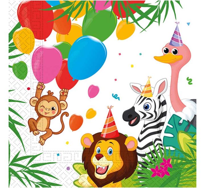 Jungle Animals Napkins product photo