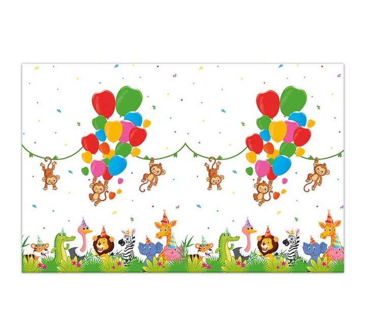 Jungle Animals Plastic Tablecover product photo