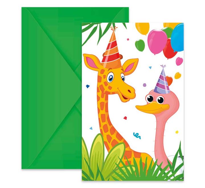 Jungle Animals Invitations product photo