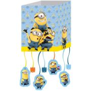 Minions The Rise of Gru pull string piñata for children's birthday party