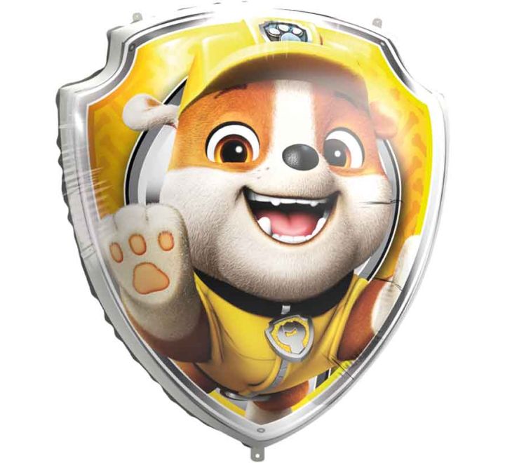 rubble paw patrol shaped foil balloon party decoration
