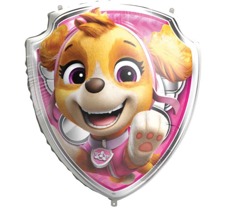 skye paw patrol shaped foil balloon party decoration
