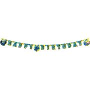 Batman Rogue Rage Happy Birthday paper banner for superhero birthday party decorations