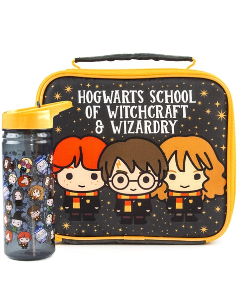 Harry Potter Hogwarts lunch bag with matching water bottle