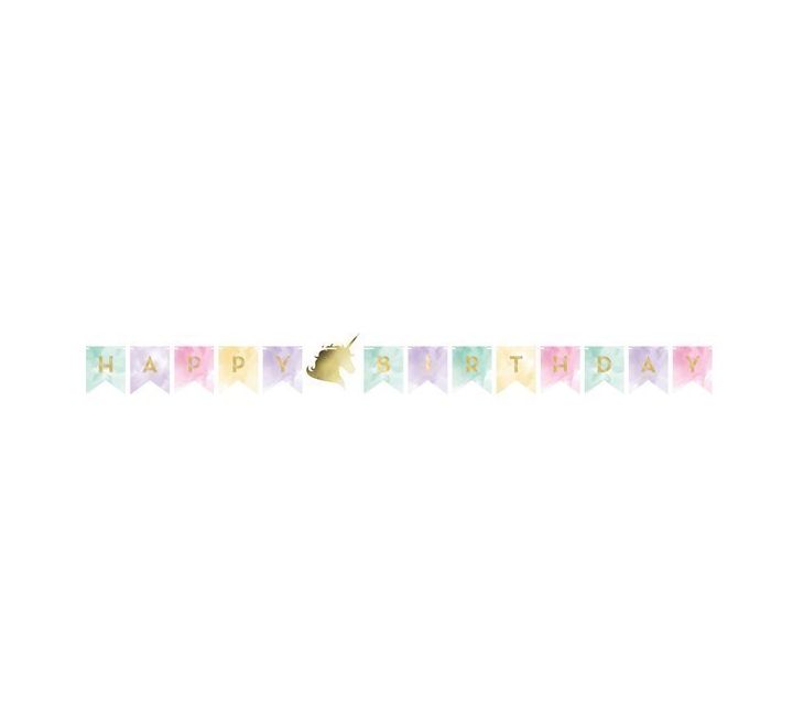 Unicorn Sparkle Shaped Banner product photo