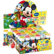 60ml Mickey Mouse bubble tub with wand and puzzle game for party bags
