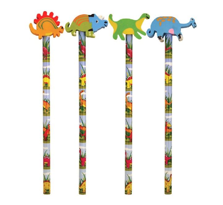 Dinosaur Pencil W Eraser Top product photo