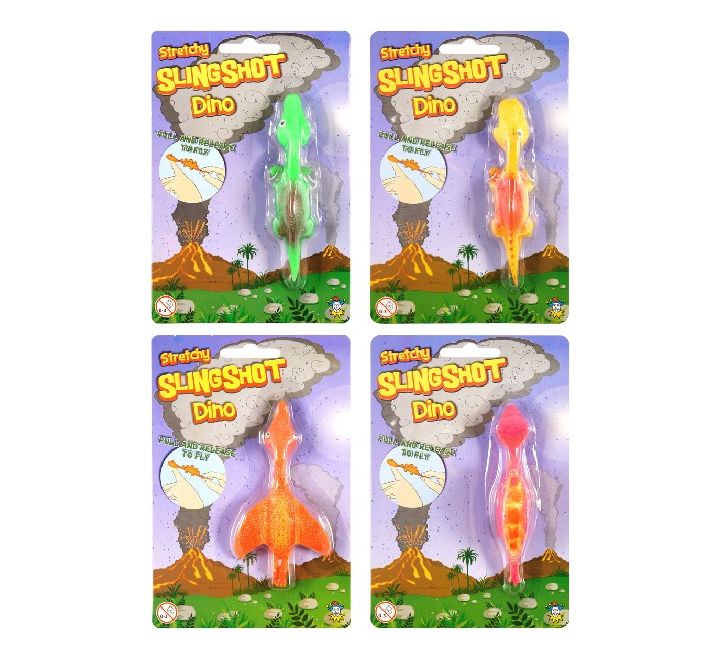 Stretchy slingshot dinosaur toy for kids