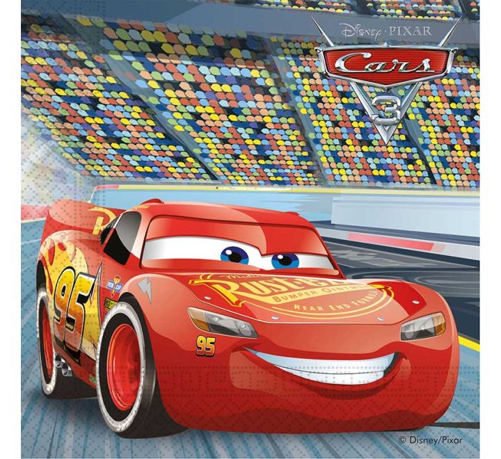 cars 3 paper napkins party tableware