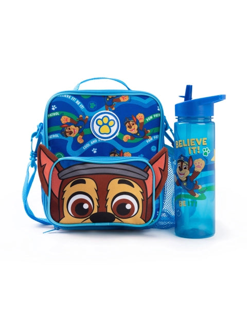 Paw Patrol Chase lunch bag with matching water bottle