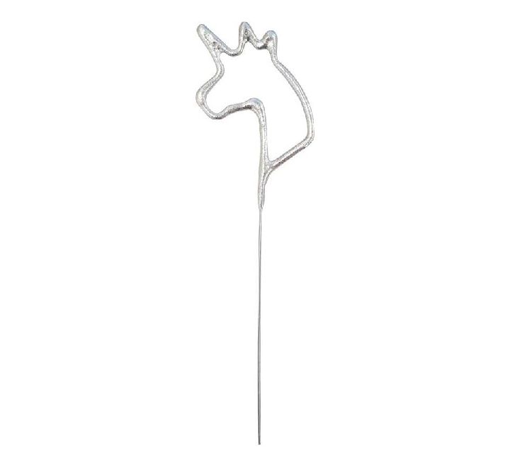 7 inch unicorn shaped sparkler party accessory
