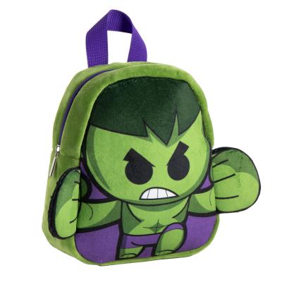 Hulk backpack, Marvel backpack, Avengers kids bag, Hulk mini backpack, superhero backpack, children’s plush rucksack, toddler nursery bag, boys cartoon bag, Marvel gifts for kids, Hulk soft toy backpack
