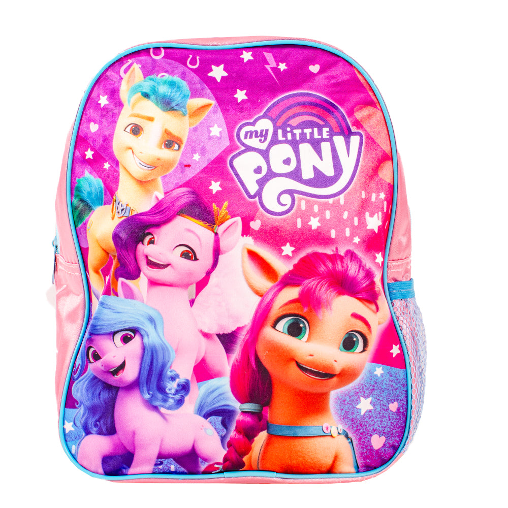 My Little Pony kids backpack pink school bag with character design
