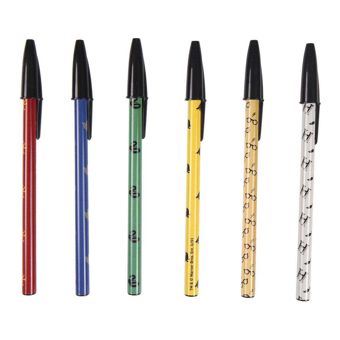 PACK x6 HARRY POTTER BALLPOINT PEN
