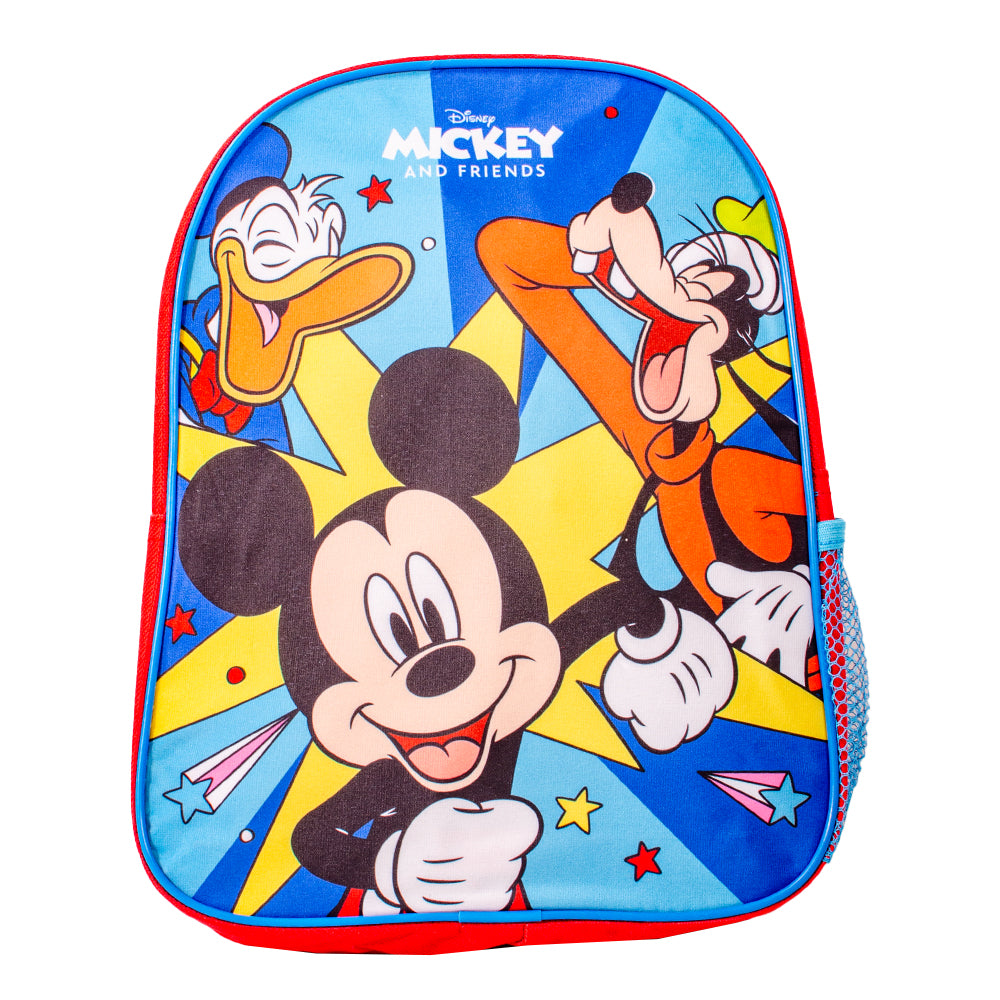 Mickey Mouse Kids Backpack – Red School Bag with Padded Straps
