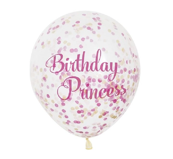 Princess B Day Confetti Balloons product photo
