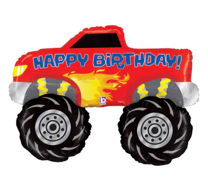 Monster Truck Birthday Foil Balloon product photo