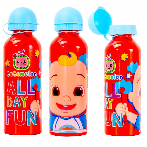 Cocomelon Aluminium Drinks Bottle with Flip Cap