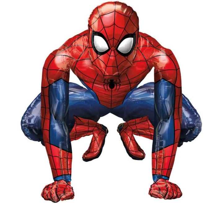 sitting spider man foil balloon superhero party decoration
