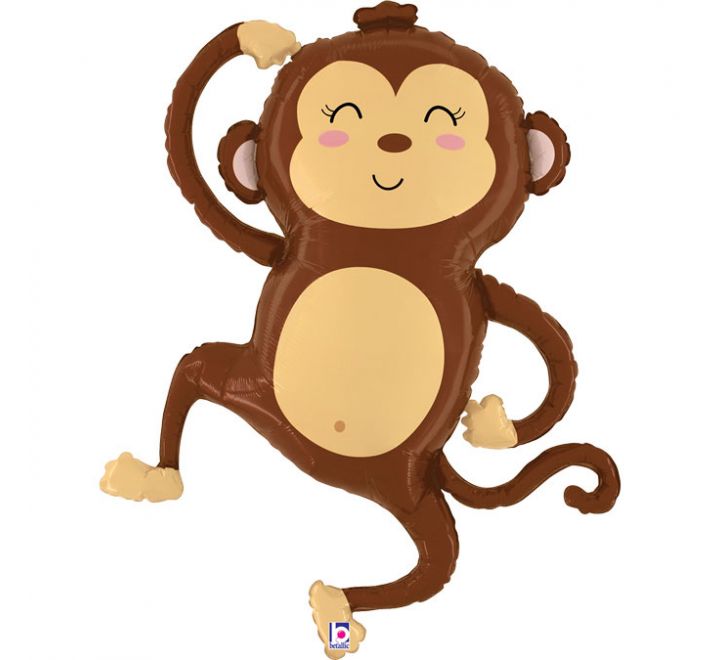 Jungle Monkey Foil Balloon product photo