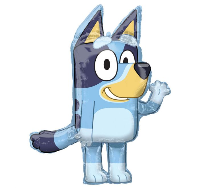 Bluey supershape foil balloon party decoration