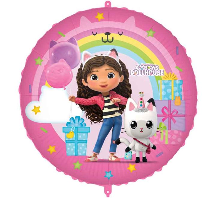 46cm Gabby's Dollhouse foil balloon party decoration