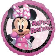 18in Minnie Mouse Forever birthday foil balloon for Disney themed party